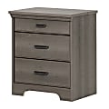 South Shore Versa Nightstand With Charging Station, 27-3/4"H x 23"W x 17-1/2"D, Gray Maple 1 thumbnail image