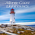 2024 BrownTrout Monthly Square Wall Calendar, 12" x 12", Atlantic Coast Lighthouses, January to December