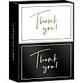 Lady Jayne&nbsp;Duo Thank You Card Set, 3-1/2" x 5", Sketched Thank You, Box Of 16 Cards 1 thumbnail image