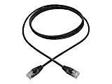 Tripp Lite Cat6a 10G Snagless Molded Slim UTP Ethernet Cable (RJ45 M/M) Black 6 ft. (1.83 m)