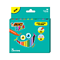 BIC® Kids Coloring Crayons, Triangle, Assorted Colors, Pack Of 10 Crayons 1 thumbnail image