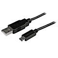 StarTech.com 6 ft Mobile Charge Sync USB to Slim Micro USB Cable  - USBAUB6BK 1 thumbnail image