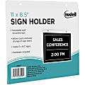 Nu Dell Acrylic Sign Holder, 11" x 8 1/2", Clear 1 thumbnail image