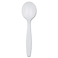 Dixie Heavyweight Dispoable Soup Spoons Grab-N-Go by GP Pro - 100 / Box - 10/Carton - Soup Spoon - 1000 x Soup Spoon - White