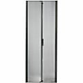 APC NetShelter SX 48U 600mm Wide Perforated Split Doors Black  Black  85.9"H x 23.6"W x 1"D 1 thumbnail image