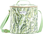 Fit & Fresh Silverbell REPREVE Alja Horvat Palm Leaves Lunch Bag, White/Green 1 thumbnail image