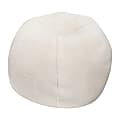 Flash Furniture Small Bean Bag Chair For Kids And Teens, Natural Sherpa 1 thumbnail image