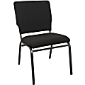 Flash Furniture Advantage Multipurpose Church Chair, Black/Silver Vein