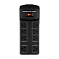 Monster Essentials 800 8-Outlet Surge-Protector Power Strip, 4' Cord, Black 1 thumbnail image