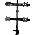 Amer Mounts Clamp Based Quad Monitor Mount for four 15"-24" LCD/LED Flat Panel Screens, AMR4C 1 thumbnail image
