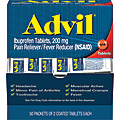 Advil Coated Tablets, 2 Tablets Per Packet, Box Of 50 Packets