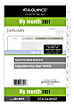 AT-A-GLANCE® Monthly Planner Refill, 5-1/2" x 8-1/2", Black/White, January To December 2021, 481-685Y 1 thumbnail image