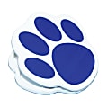Ashley Productions Magnetic Clips, 3", Paw, Blue, Pack Of 12