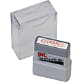 OIC Self-inking Fax/Date Stamp - Message/Date Stamp - "FAXED" - 1.50" Impression Width x 0.50" Impression Length - Red - 1 Each 1 thumbnail image