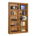 Concepts In Wood Double-Wide Bookcase, 10 Shelves, Dry Oak