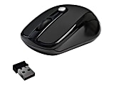 Premiertek - Mouse - optical - 4 buttons - wireless - 2.4 GHz - USB wireless receiver - black