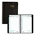 2026 Brownline EcoLogix Daily Appointment Planner, 8" x 5", 100% Recycled, Black, January To December, CB410W.BLK 1 thumbnail image