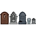 Amscan Halloween Foam Tombstones, Multicolor, Pack Of 5 Tombstones 1 thumbnail image