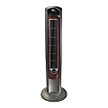 Lasko Wind Curve Oscillating Tower Fan With Ionizer, 42" x 13" x 13", Brown/Silver 1 thumbnail image