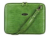 Mobile Edge Faux-Croc 14.1" Techstyle Portfolio - Notebook carrying case - 14.1" - green 1 thumbnail image