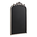 Kate and Laurel Arendahl Framed Decorative Chalkboard, Metal, 19” x 30-3/4”, Black, Silver Metal Frame 1 thumbnail image