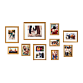 Kate And Laurel Adlynn Photo Frame Set, Assorted Sizes, Traditional Glam Gold, Set Of 10 1 thumbnail image