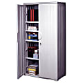 Iceberg OfficeWorks™ Storage Cabinet, 72"H x 36"W, Platinum