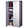 Iceberg OfficeWorks™ Storage Cabinet, 72"H x 36"W, Platinum 1 thumbnail image