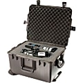 Pelican iM2750 Storm Case - Internal Dimensions: 22" Width x 12.70" Depth x 17" Height - External Dimensions: 24.6" Width x 14.4" Depth x 19.7" Height - 20.57 gal - Press & Pull Latch, Hasp Closure - HPX Resin - Black - For Military