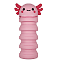 Little Yellow Bicycle® Silicone Pencil Case, Axolotl, 2-3/4" x 9", Pink 1 thumbnail image
