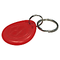 uAttend RFID Fobs, 4.3" x 4.6" x 2.3", Red, Pack Of 10