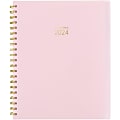 2024-2025 AT-A-GLANCE® Harmony 13-Month Weekly/Monthly Planner, 8-1/2" x 11", Pink, January 2024 To January 2025, 1099-905-27