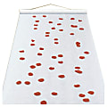 Amscan Wedding Aisle Runner, 100' x 3', White 1 thumbnail image