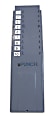 uPunch HNTCR10 Expandable Adjustable Time Card Rack, 10 Pockets, 4"H x 7 5/8"W x 4 1/2"D, Gray