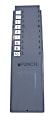 uPunch HNTCR10 Expandable Adjustable Time Card Rack, 10 Pockets, 4"H x 7 5/8"W x 4 1/2"D, Gray 1 thumbnail image