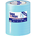 Tape Logic® Color Masking Tape, 3" Core, 0.5" x 180', Light Blue, Case Of 12