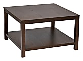 Ave Six Merge Coffee Table, Square, Espresso 1 thumbnail image