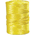 Partners Brand Twisted Polypropylene Rope, 650 Lb, 3/16" x 600', Yellow