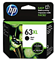 HP 63XL High-Yield Black Ink Cartridge, F6U64AN