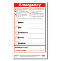 ComplyRight™ Emergency Numbers Safety Poster And Pen Set, English, 8 1/2" x 14" 1 thumbnail image