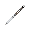 Pentel® EnerGel Pearl Pens, 0.7mm, Needle Point, Black Ink, Pack Of 12