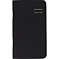 2025-2026 AT-A-GLANCE® 2-Year Monthly Planner, 3-1/2" x 6", Black, January To December, 7002405