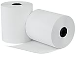 uAccept™ POS Thermal Paper, 3 1/8" x 220', 1-Ply, White, Pack Of 12