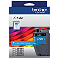 Brother® LC402 Cyan Ink Cartridge, LC402C