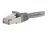 C2G 25ft Cat6 Ethernet Cable - Snagless Shielded (STP) - Gray - Patch cable - RJ-45 (M) to RJ-45 (M) - 00788 1 thumbnail image