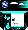 HP 61 Tri-Color Ink Cartridge, CH562WN
