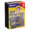 Memorex® DVD Video Cases, Black, Pack Of 5 1 thumbnail image