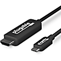 Plugable USB C to HDMI Adapter Cable - Connect USB-C or Thunderbolt 3 Laptops to HDMI Displays up to 4K@60Hz - USBCHDMICABLE 1 thumbnail image