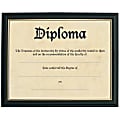 Deluxe Document Frame, 8 1/2" x 11", Black 1 thumbnail image