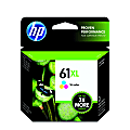 HP 61XL High-Yield Tri-Color Ink Cartridge. CH564WN